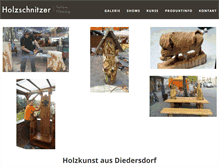 Tablet Screenshot of holzschnitzer-tf.de